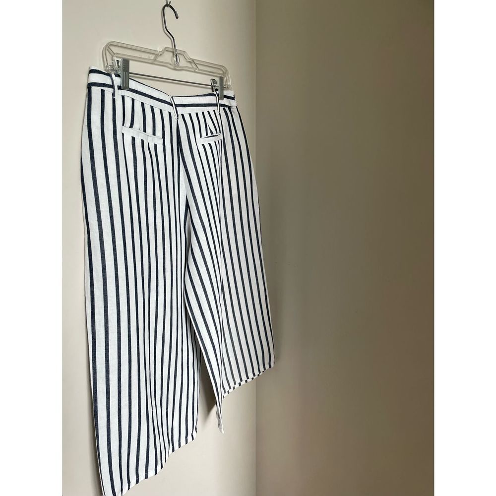 Striped Wide Legged 3/4 Length NWT